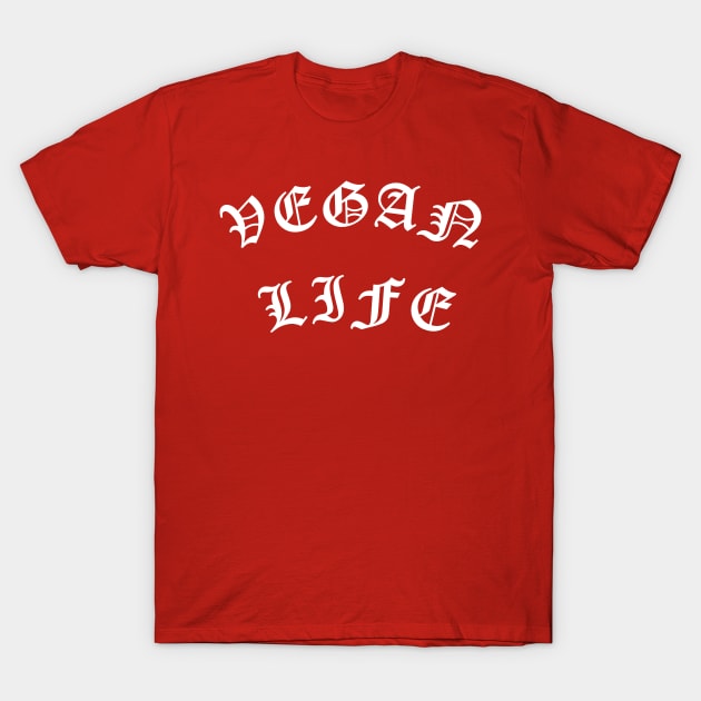 Vegan Life for fruitarians and vegans T-Shirt by SubtleSplit